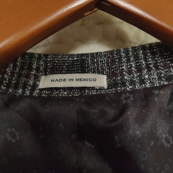 VTG Joseph Abboud Hamilton Soft Coat Blazer Jacket  42 R Windowpane Sport Coat - Picture 3 of 16